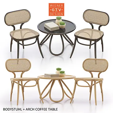 Bodystuhl + Arch Coffee Table