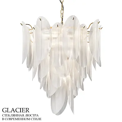 GLASS CHANDELIER