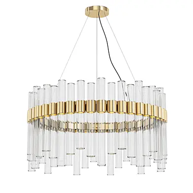 Orion Glass Crystal Chandelier