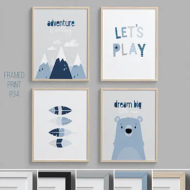 Framed Print P-34