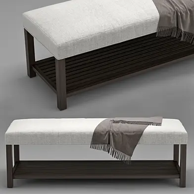 Arhaus chambers non-tufted bench