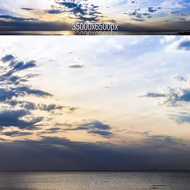 Закат на море v2