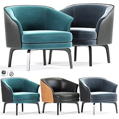 Poltrona Frau Nivola Armchair 02