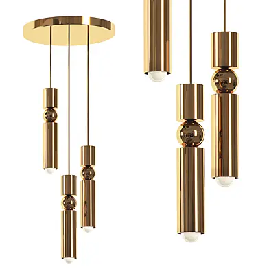 LEE BROOM FULCRUM LIGHT POLISHED GOLD