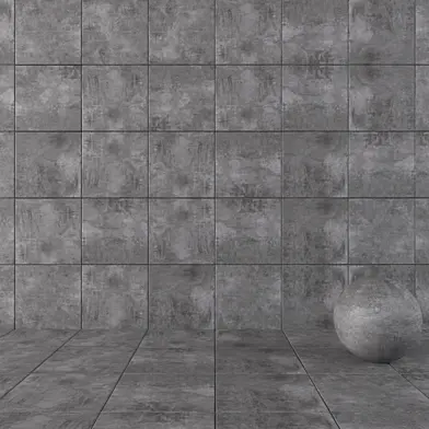 Concrete Wall Tiles Ares Black