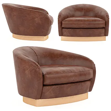Michael Berman Grand Strato swivel lounge chair