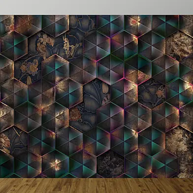 Muance Holographic Reflections Wallpaper Mu11091 - Mu11092 - Mu11093