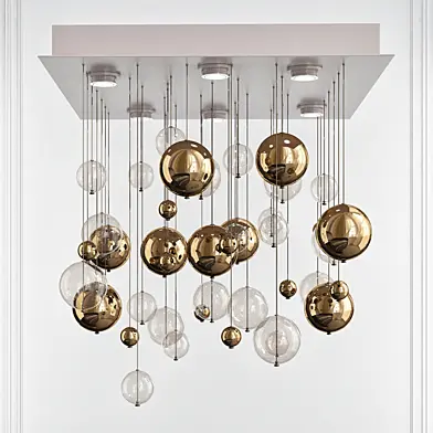Metal Lux BOLERO AMBER CHANDELIER