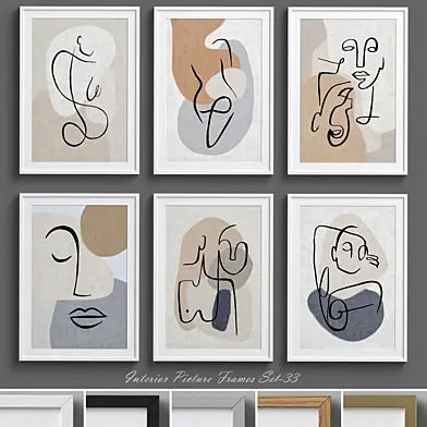 Interior Picture Frames Set-33