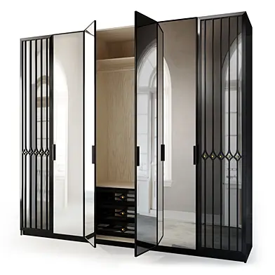 Шкаф распашной для одежды Dupont. Wardrobe by Evmoda