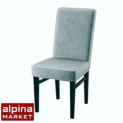 Стул мягкий ZANNA серый, венге ALP00005524