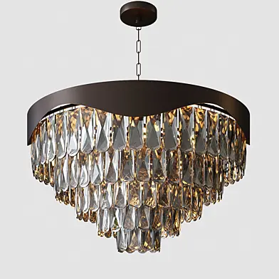 Люстра Veneto Luce 8668B/12C CFG+CGN