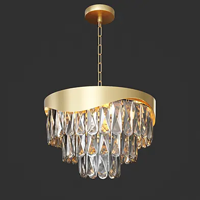 Люстра Veneto Luce 8668A/6A BRS CP+CL