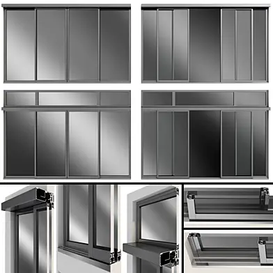 Раздвижные металлические автоматические двери /  Sliding Metal Automatic Doors