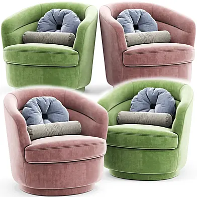 West Elm Viv Swivel Armchair