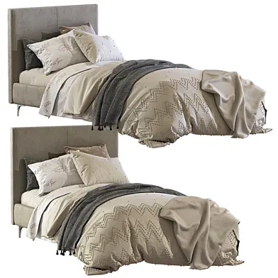 Кровать Andes Deco Upholstered Bed