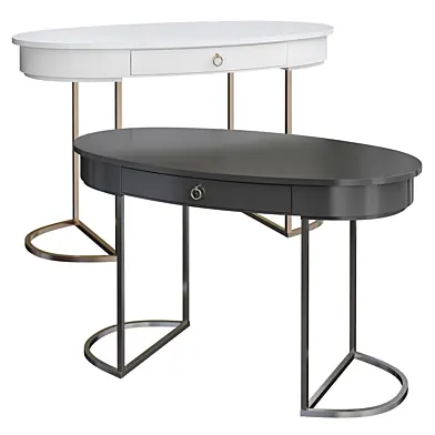 Oval Desk See More by Worlds Away