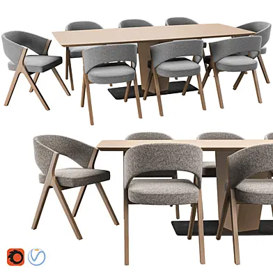Sussan Chair & Clark Table