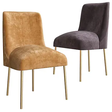 Skye Velvet Upholstered Side Chair See More by Safavieh Couture