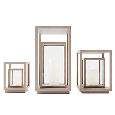 Rh Ventana Teak Lantern