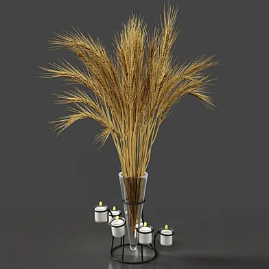 set vases-No3- Glass Candle Vase