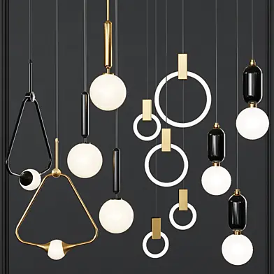 Pendant lights set 032