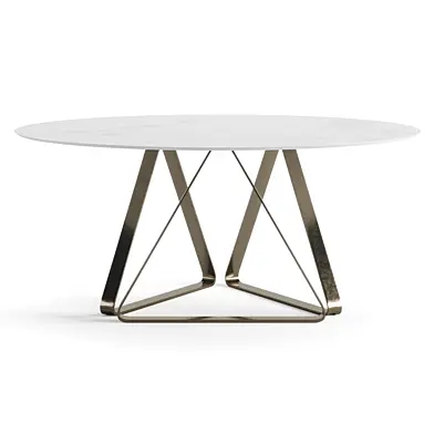 Tosco Marble Table, Trussardi Casa