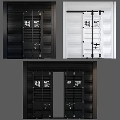 Container Sliding Door System