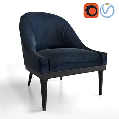 BELLA CHAIR Mitchell Gold Bob Williams Velvet fabric Chair