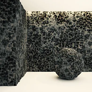 Black Volcanic Rock 03