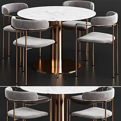Gubi & West Elm Dinning Set