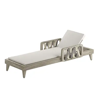 Palecek Boca Outdoor Chaise Lounge