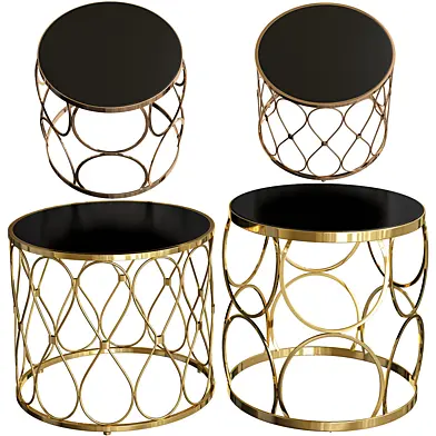 Golden Marie Coffee Tables Set