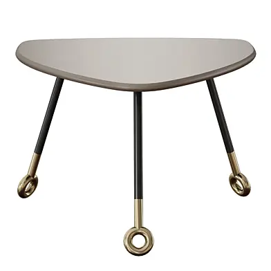 Журнальный столик Stiles Faux Shagreen Triangle Nesting Table (Crate and Barrel)