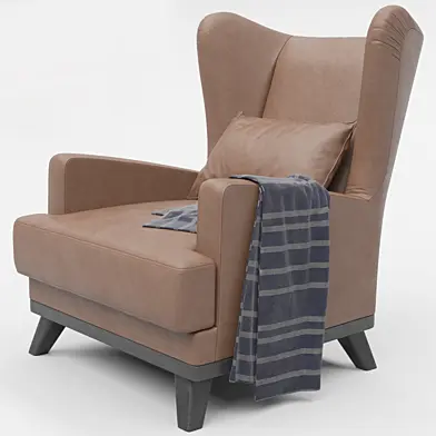 Hoff Ludwig Armchair Brown
