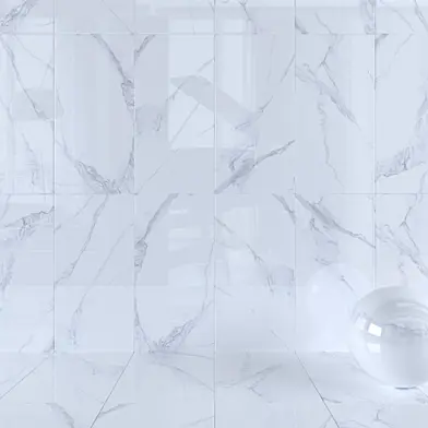 Marble Wall Tiles Museum Calacatta 4D Set 2