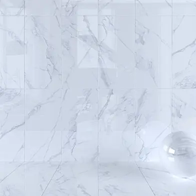 Marble Wall Tiles Museum Calacatta 4D Set 3