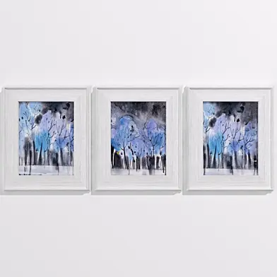 Abstract nature set