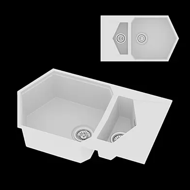 Кухонная мойка Pond White KitKraken