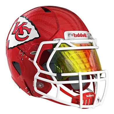 Riddell speed helmet kansas city chiefs