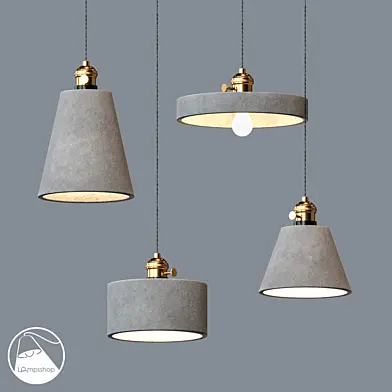 PDL2079 Chandelier Gray Geometry