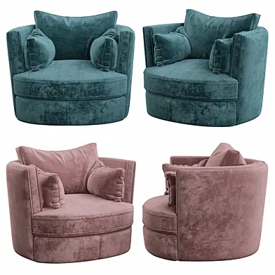 SWIVEL CHAIR CLARISSA - Eichholtz