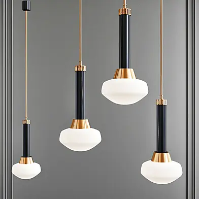 Pair of stilnovo pendants