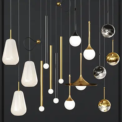 Pendant lights set 033