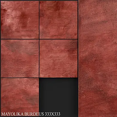 Keros Mayolica Burdeus 333x333