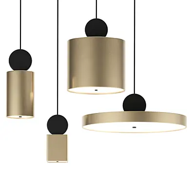 Loft Vintage Industrial Gold Pendant