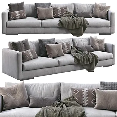 Flexform leather Sofa MAGNUM