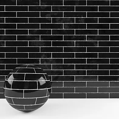 Rectangular black brick