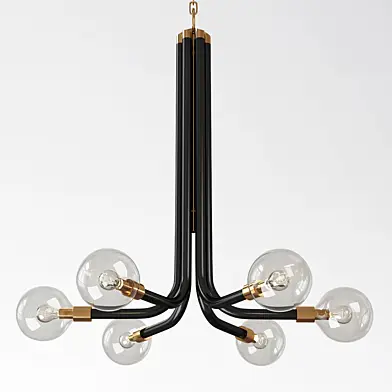 Desmond 6-Light Sputnik Sphere Chandelier