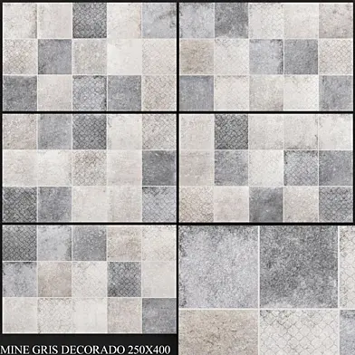 Keros Mine Gris Decorado 250x400